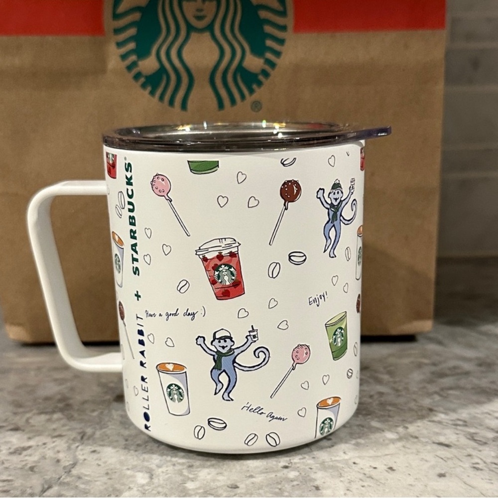 Roller Rabbit Starbucks Christmas 2025 BRAND NEW 🩷💚